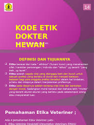etika profesi kedokteran hewan